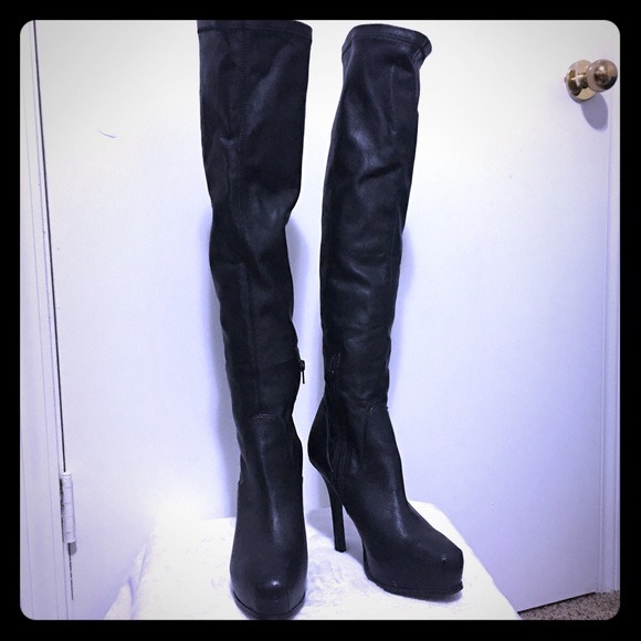 vera wang knee high boots
